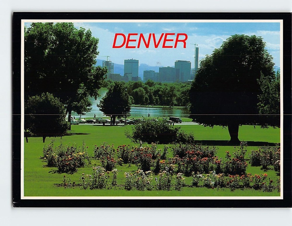 Postcard City Park Lake Denver Colorado