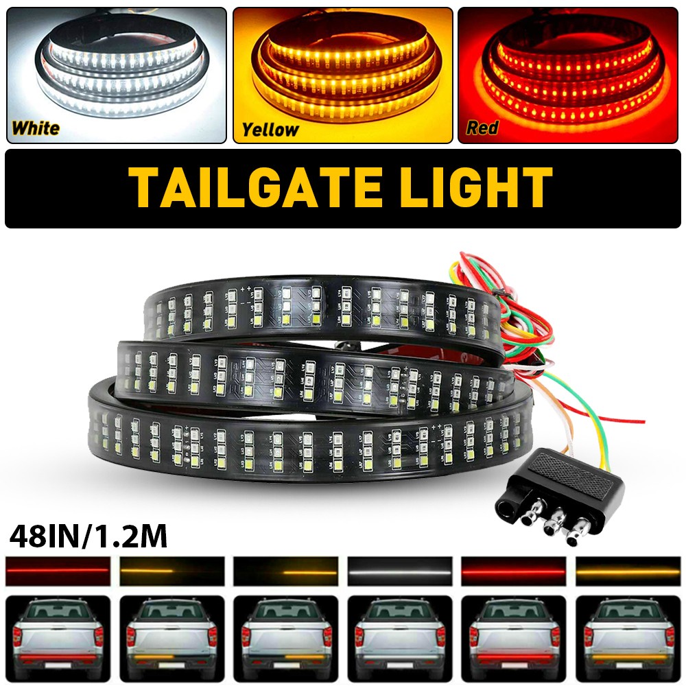 48-Inch LED Tailgate Light Bar with Brake Reverse Turn Signals for Trucks