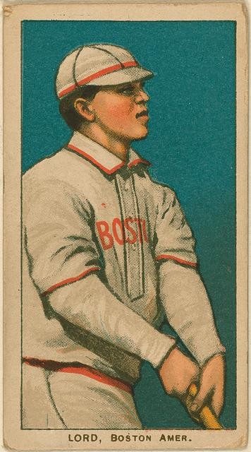 Photo:Harry Lord, Boston Red Sox, baseball photo portrait,1909