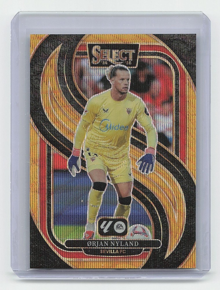 2024-25 Panini Select La Liga #127 Orjan Nyland Gold Wave #/10