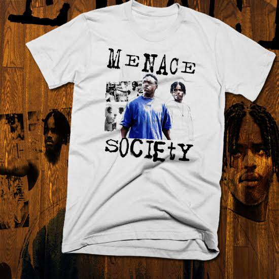 Menace To Society T-Shirt Black History Month O Dog Training Day Style Retro new