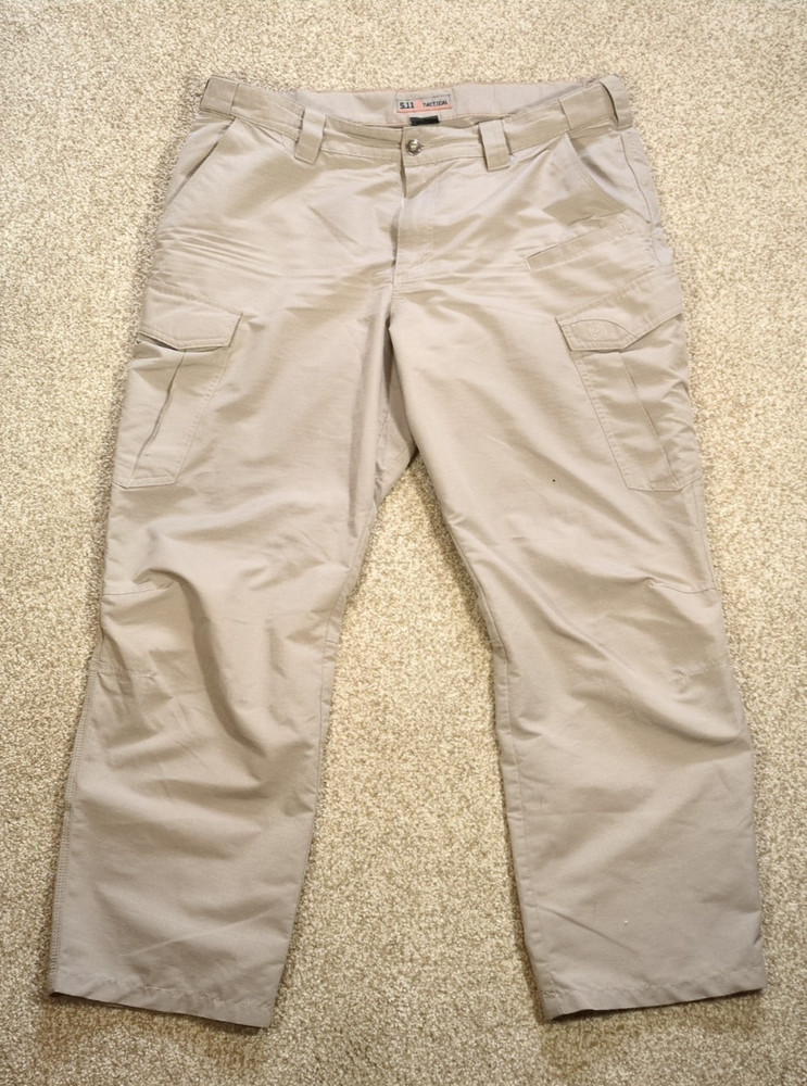 511 Tactical Stryke Pants Mens Beige Cargo Ripstop Workwear Hiking Outdoor 40x30