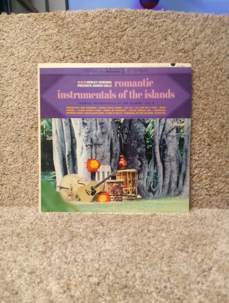 WEBLEY EDWARDS Hawaii Calls Romantic instrumentals of the Islands #185