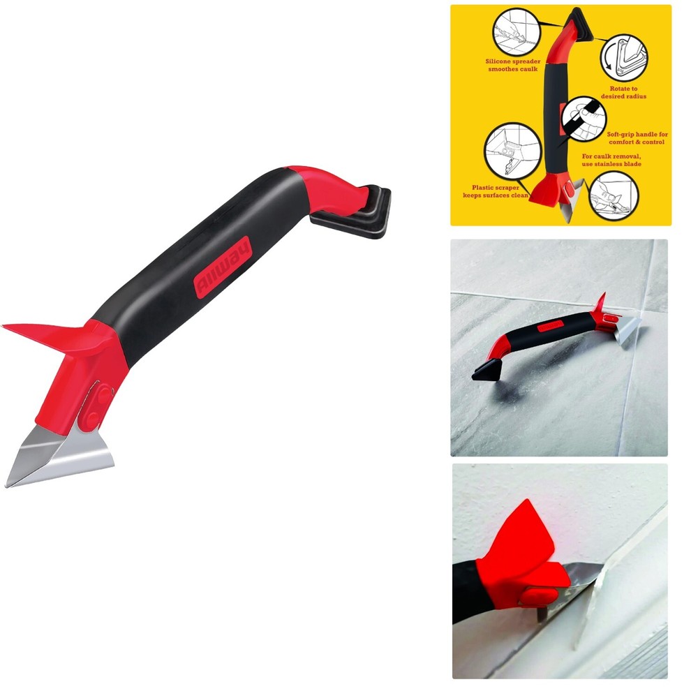 CT31 3-in-1 Caulk Tool for Easy Removal Smoothing and Scraping