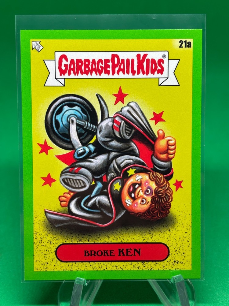 Broke Ken #21a 2024 Topps GPK: Battle of The Bands Green Day Booger Green