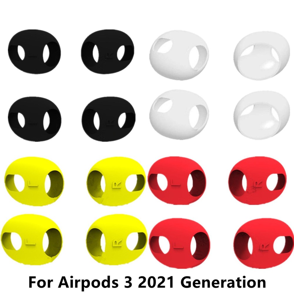 4Pack Ultra Thin Silicone Cover Caps Ear Tips For Airpods 3 3rd Generation 2021