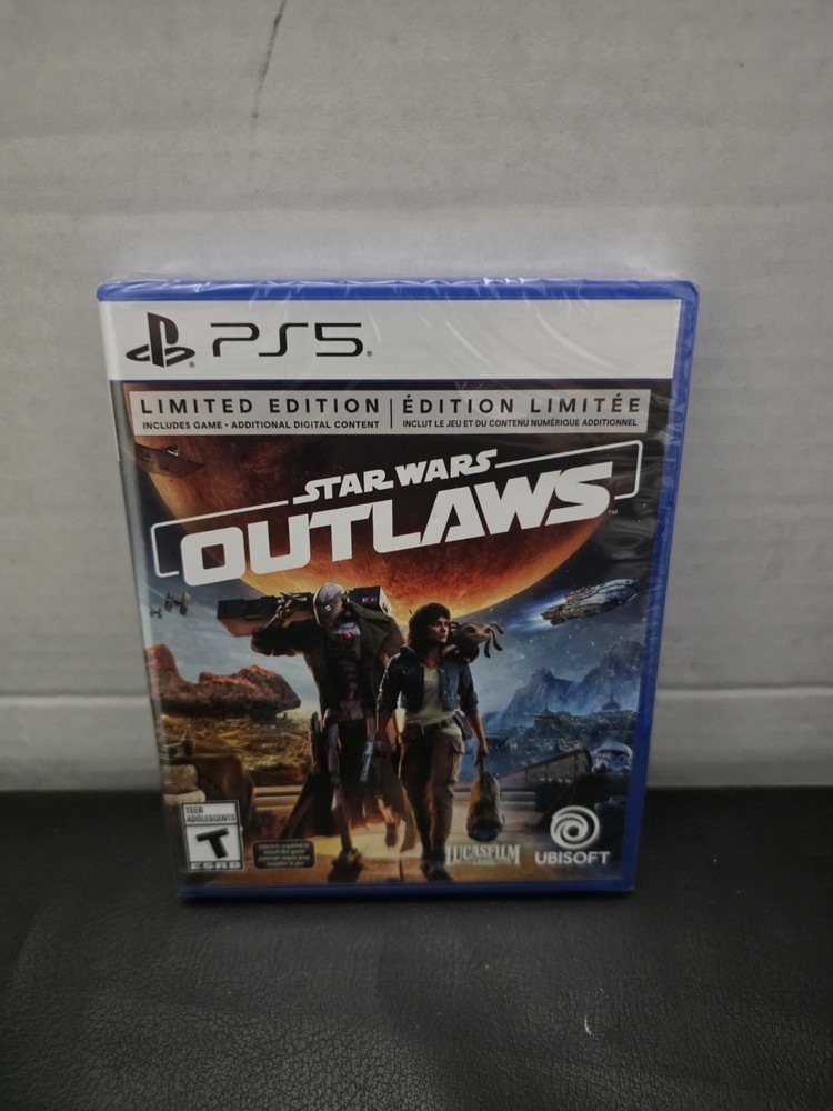 Star Wars Outlaws -  Sealed Sony PlayStation 5 PS5 Limited Edition Game