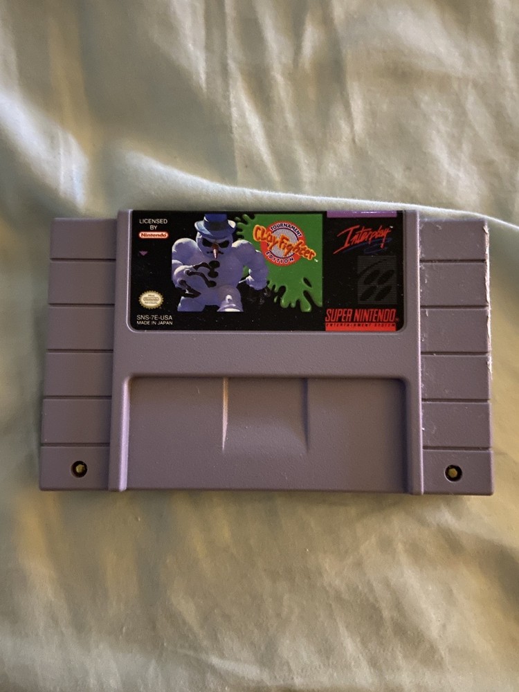 ClayFighter Tournament Edition (Super Nintendo Entertainment System) Authentic