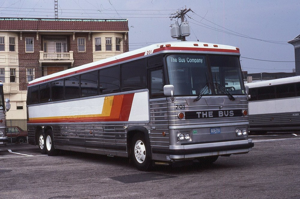 Original Bus Slide Charter The Bus Company #201  1989 #03