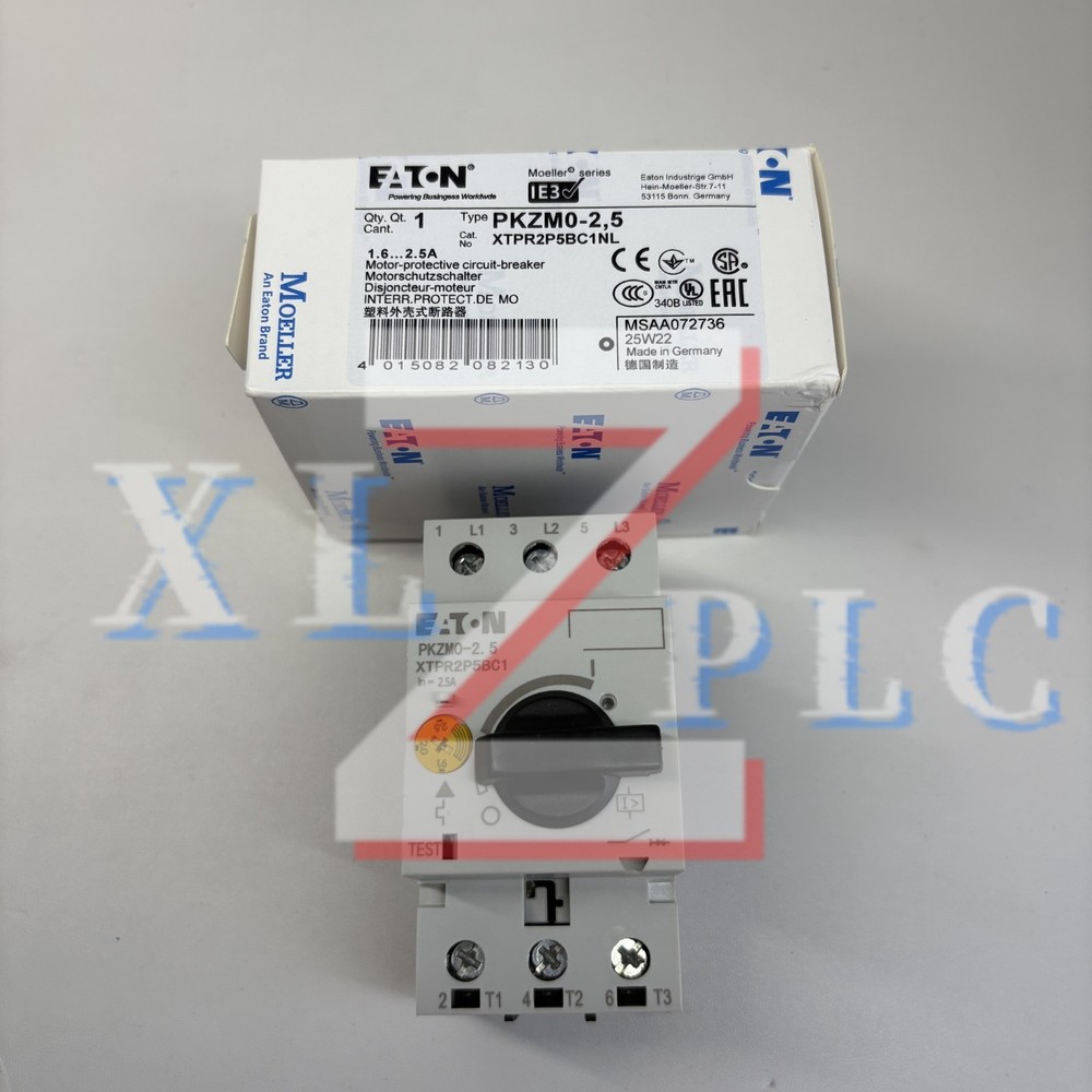 1PCS New EATON MOELLER PKZM0-2.5 Thermal Magnetic Circuit Breaker In Box*