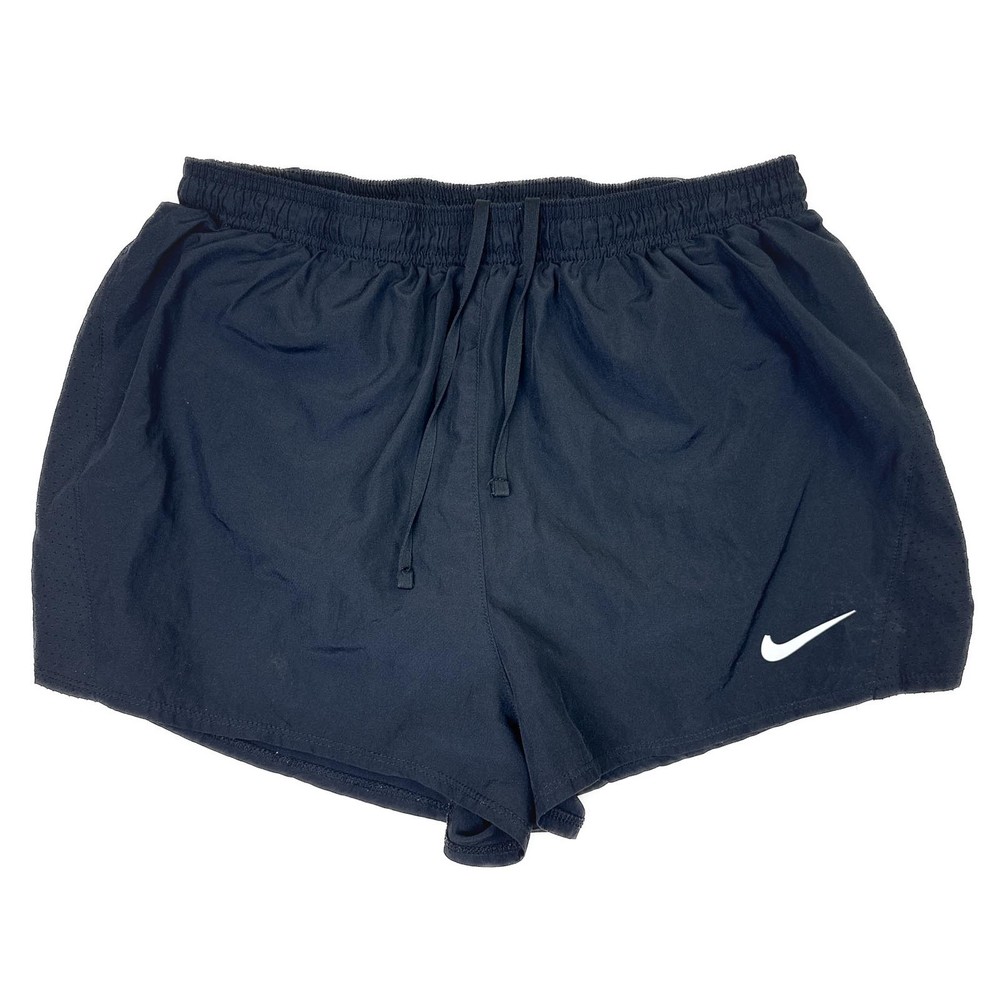 Nike Dri-FIT Women's Black Athletic Running Shorts Moisture Wicking