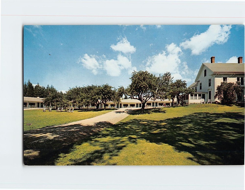 Postcard Yardarm Motel & Restaurant Searsport Maine USA
