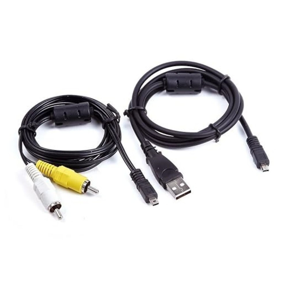 USB Data SYNC+A/V TV Video Cord for Sony Cybershot DSC-S650 s S650b Camera