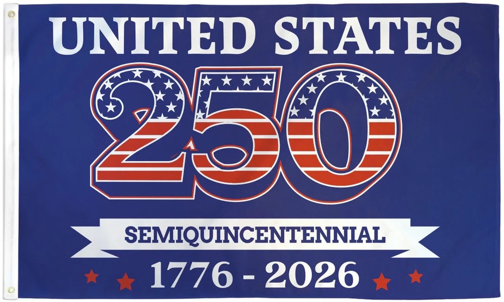250 United States Flag 3x5ft Poly America 4th of July Anniversary Patriotic Flag