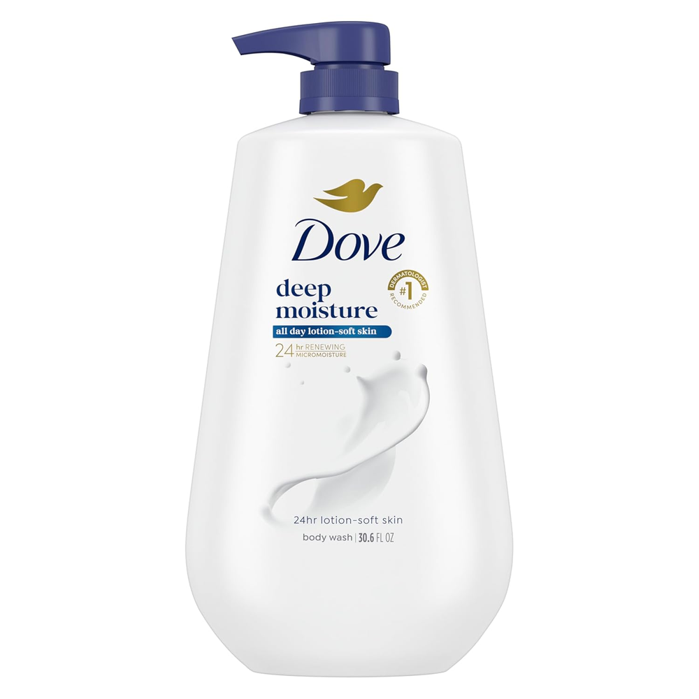 24H Deep Moisture Body Wash for Soft Hydrated Skin Cleansing