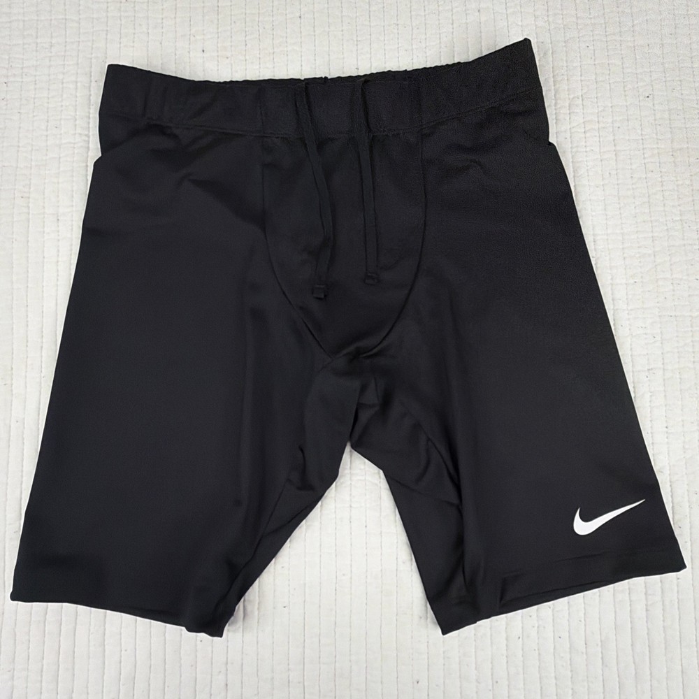 Nike Team Half Tights Black Compression Shorts Mens Medium RunnerCV2727-010 NWOT