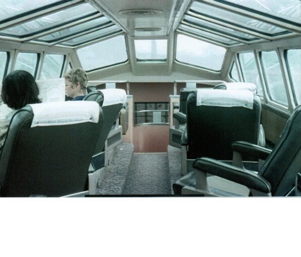 Santa Fe Railroad Super Chief Observation Car Accommodations Photo 4 x 6-image