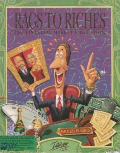 Rags To Riches: Financial Market Simulation PC CD build stock market money game!