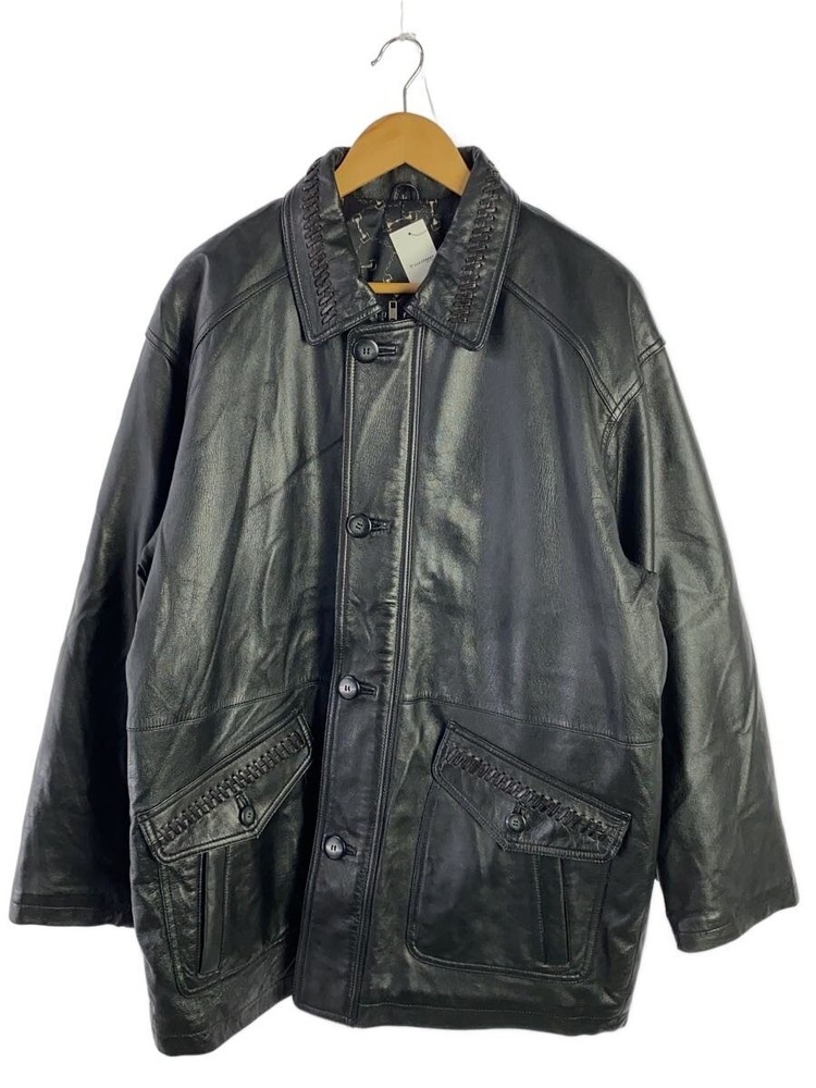 Leather Jacket Blouson/-/Sheep Leather/Blk/1728 3498