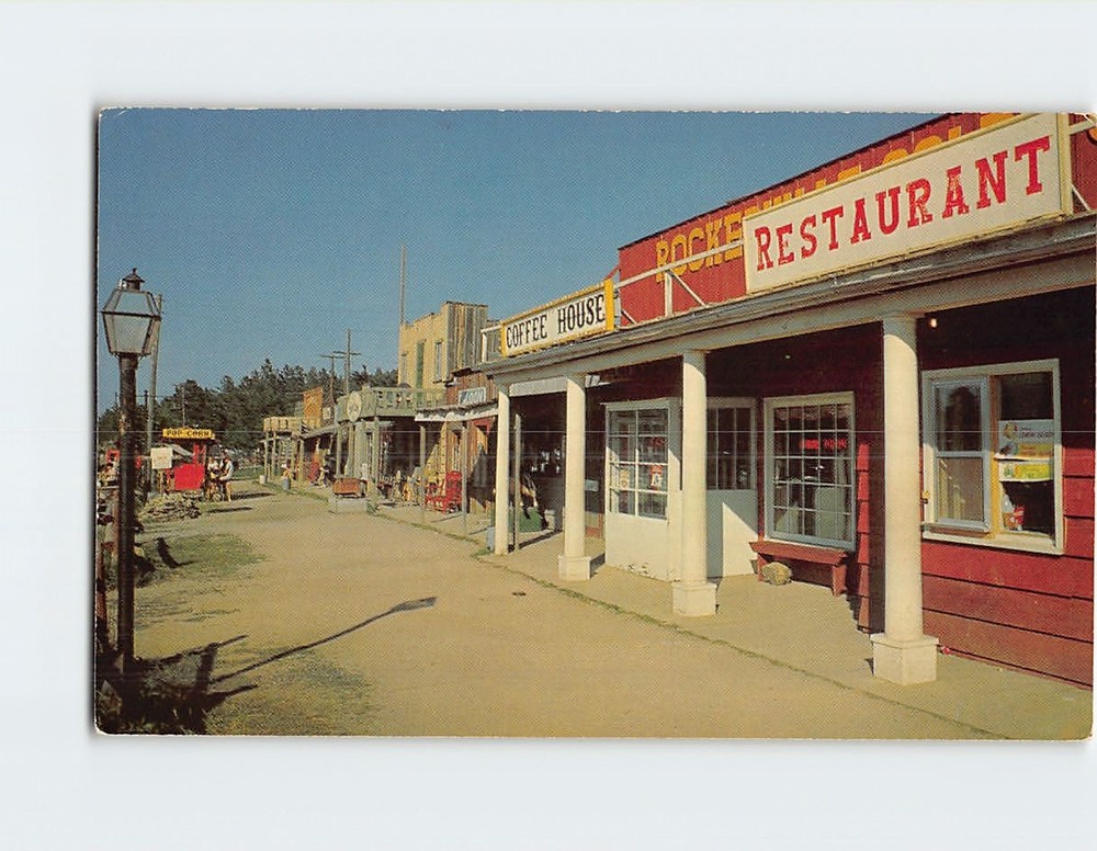 Postcard Rockerville Gold Town Rockerville South Dakota USA