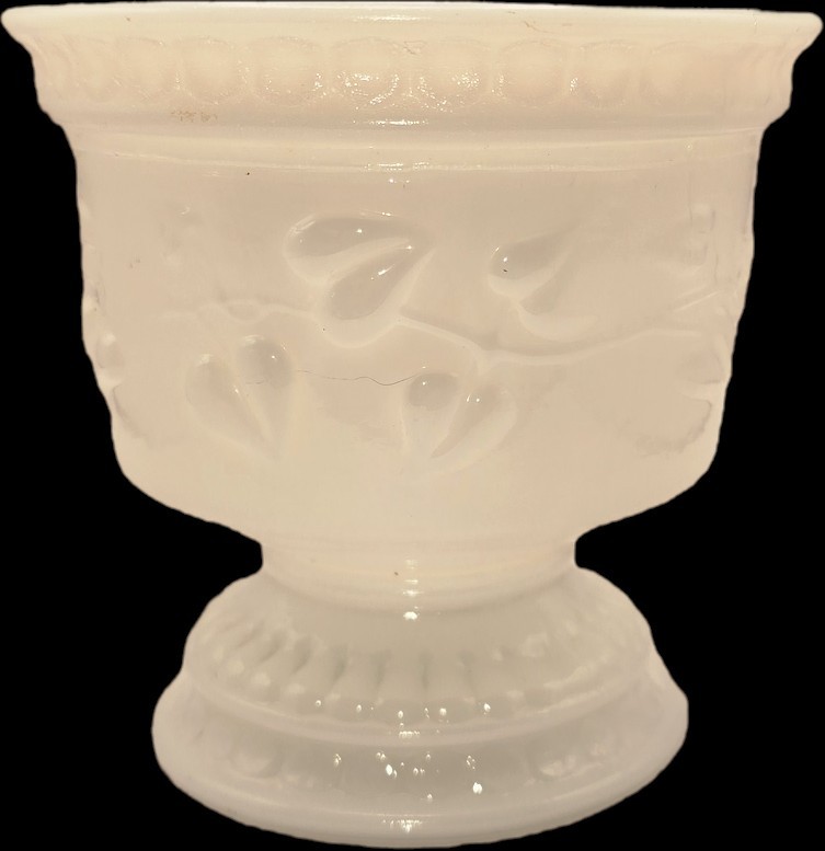 1930s Milk Glass Footed 4