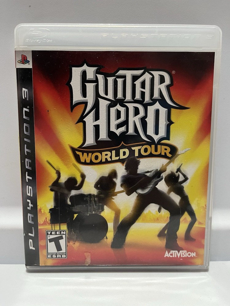 Guitar Hero: World Tour (Sony PlayStation 3 PS3, 2008) Complete With Manual