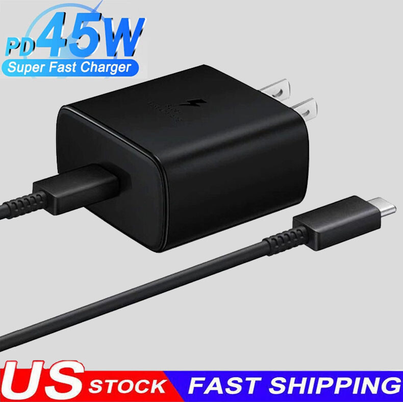 45W USB-C Fast Charger & Cable for Motorola Razr 50 40 Ultra Edge 2024