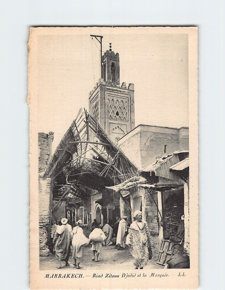 Postcard Mosquée Riad Zitoun Jdid Marrakesh Morocco