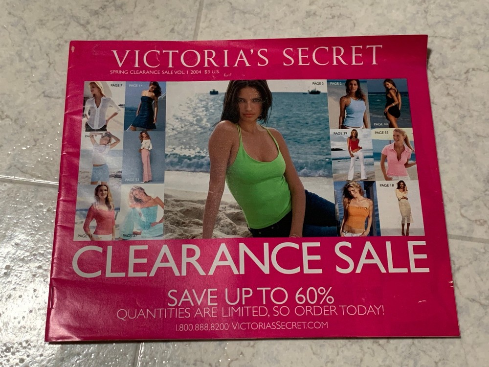 Victoria's Secret Spring Clearance Sale 2004 Vol 1 catalog