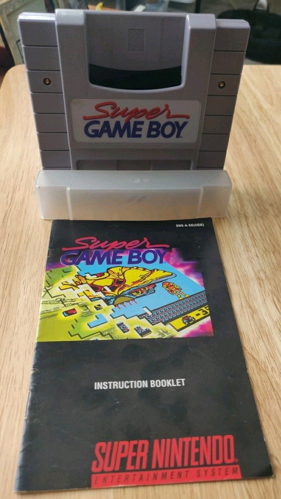 Super Game Boy For SNES Tested And Working Authentic Super Nintendo Lot w Manual