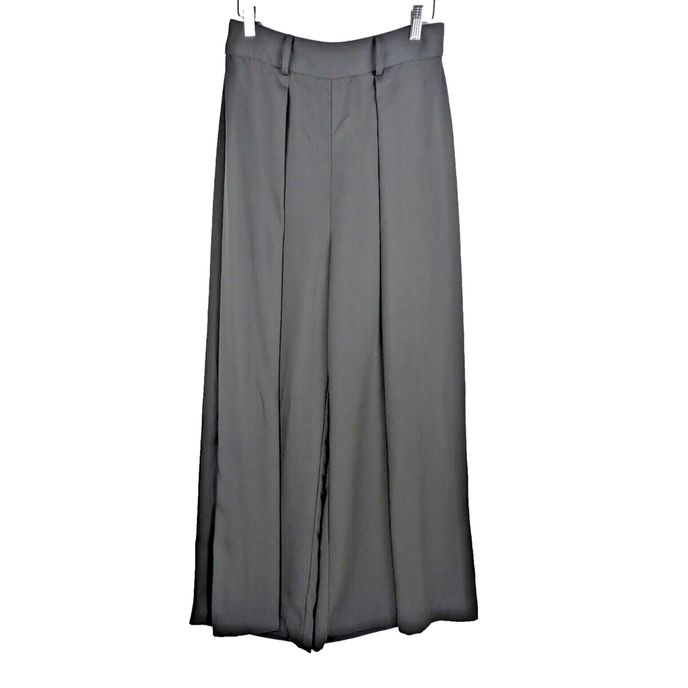 SHEIKE Black Pleated Wide Leg High Waisted Palazzo Pants Size 10