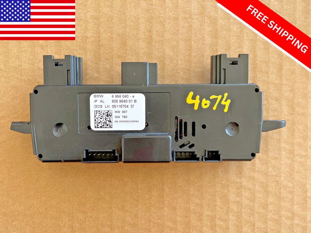 2006-2008 BMW 750I STEERING COLUMN CONTROL MODULE UNIT ASSEMBLY OEM 6958040