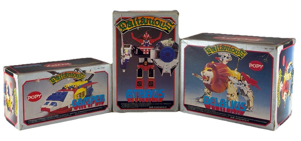 Daltanious Future Combination Set Deluxe Dx 3 Boxes Daltanias Daltanius Popy '79