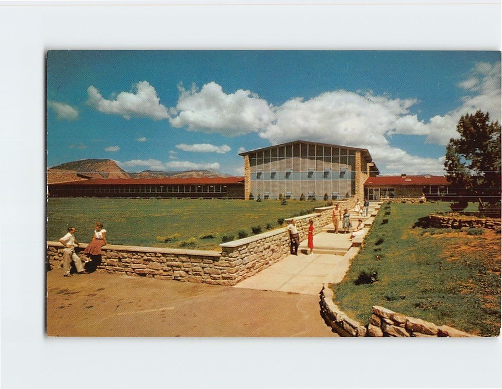 Postcard Academic Building At Fort Lewis A&M College Durango Colorado USA
