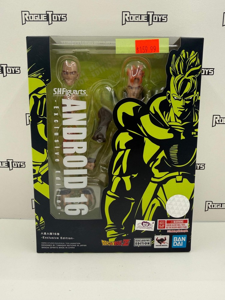Bandai Tamashii Nations Dragon Ball Z S.H.Figuarts Android 16 (Exclusive Edition