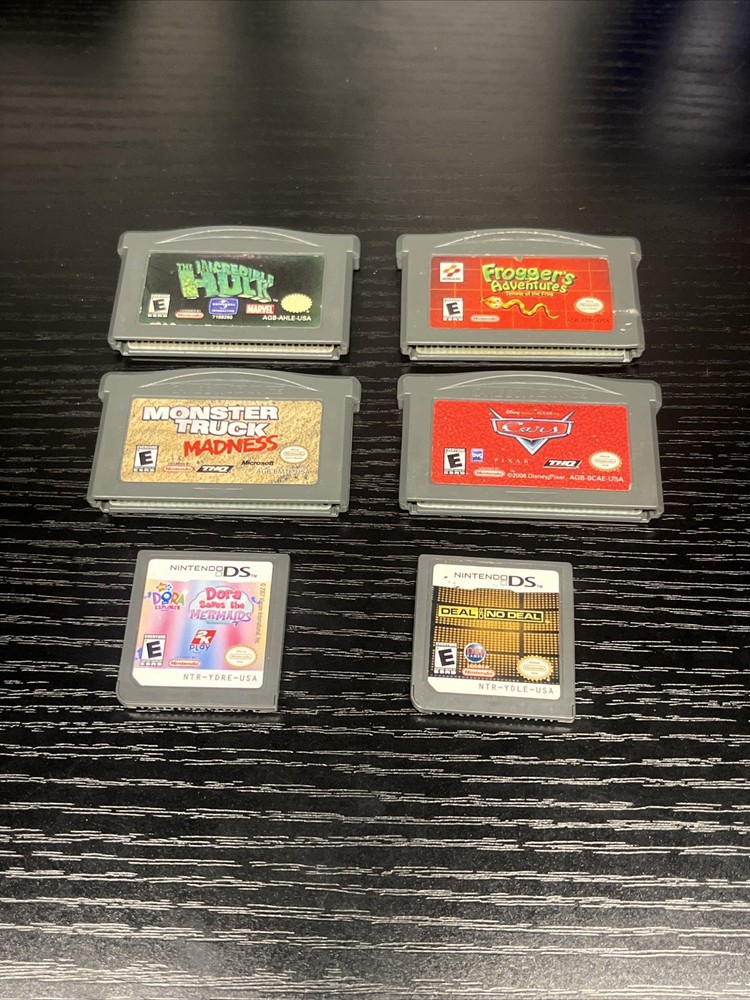 Lot Of 6 Game Boy Advance And Nintendo Ds Games