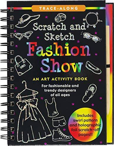 Scratch  Sketch Fashion Show (Trace Along) - Spiral-bound - GOOD