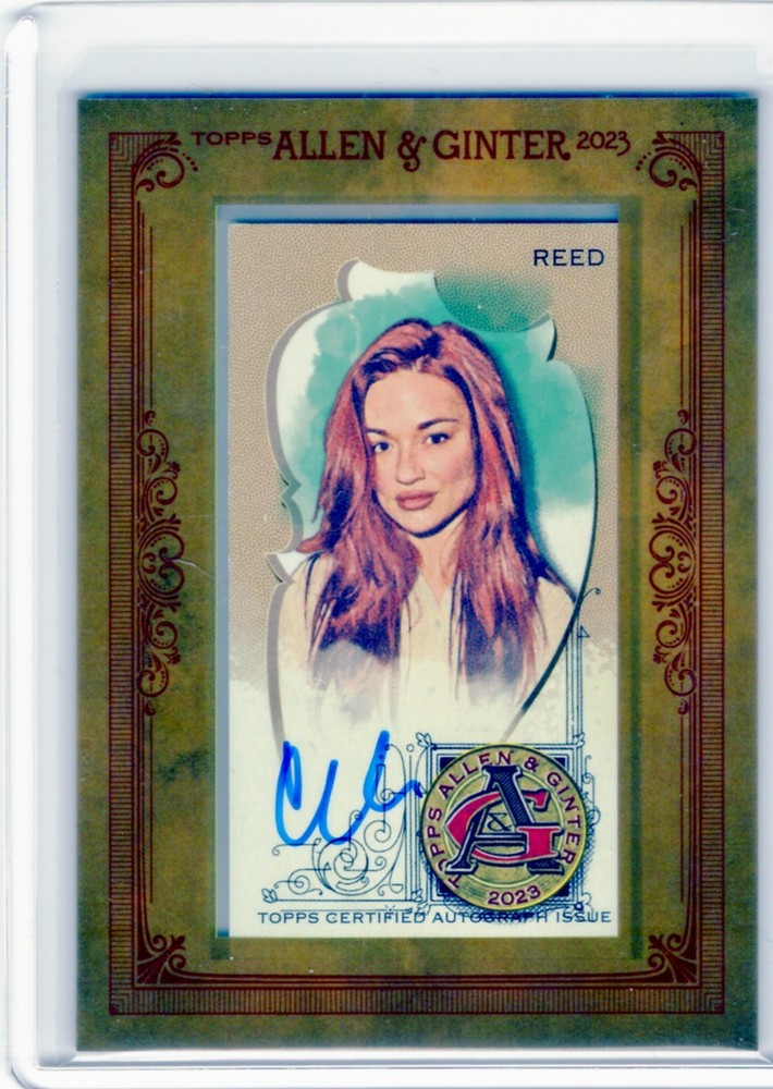 Topps 2023 Allen & Ginter CRYSTAL REED Framed Mini Auto MA-CRE Actress Teen Wolf