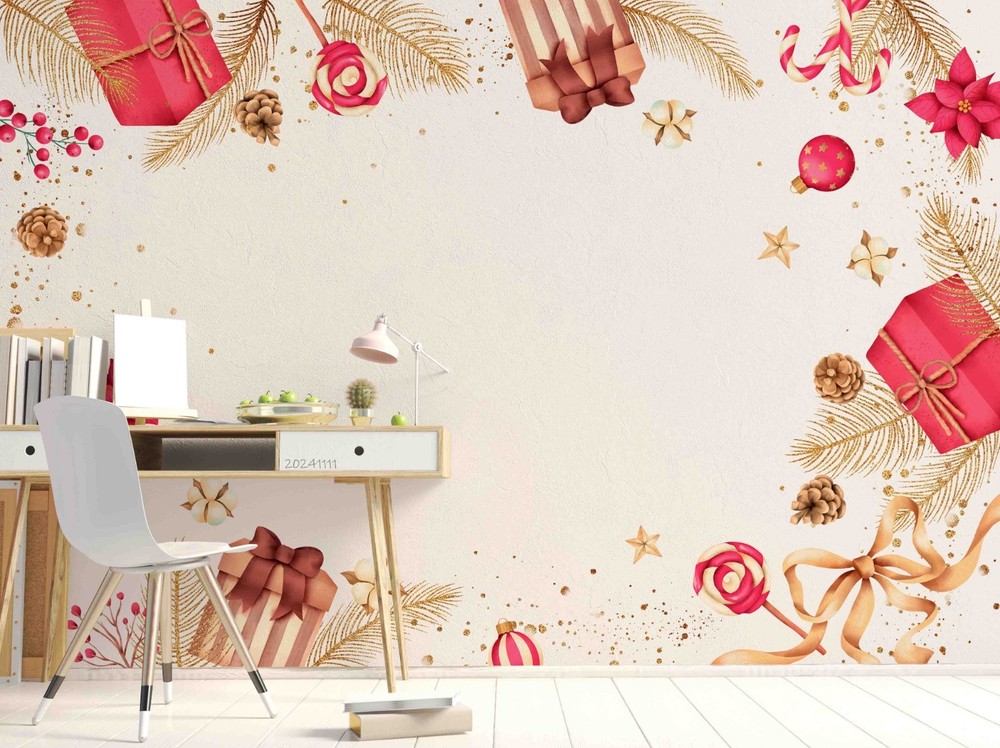 3D Christmas Illustration Wall Murals Wallpaper Murals Wall Sticker 48