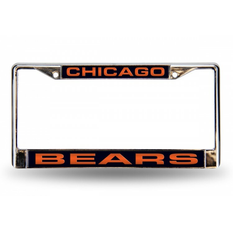 chicago bears nfl football team logo laser license plate usa made