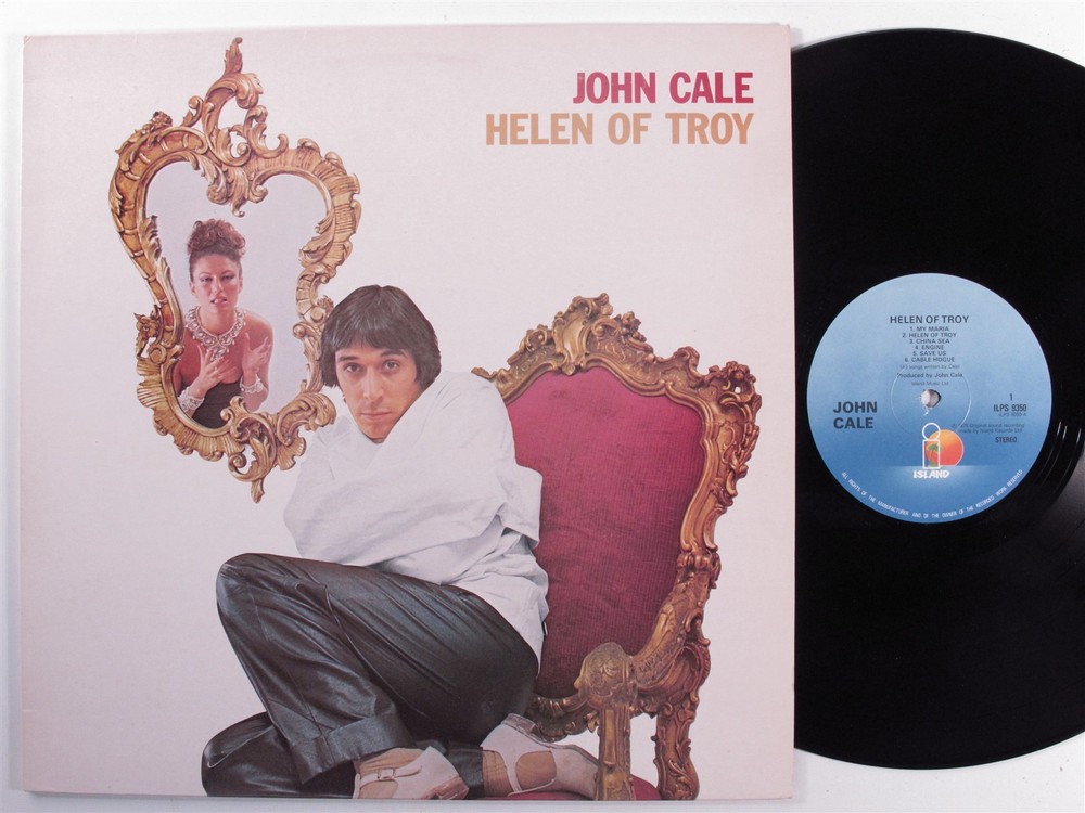 JOHN CALE Helen Of Troy ISLAND LP VG+ uk f