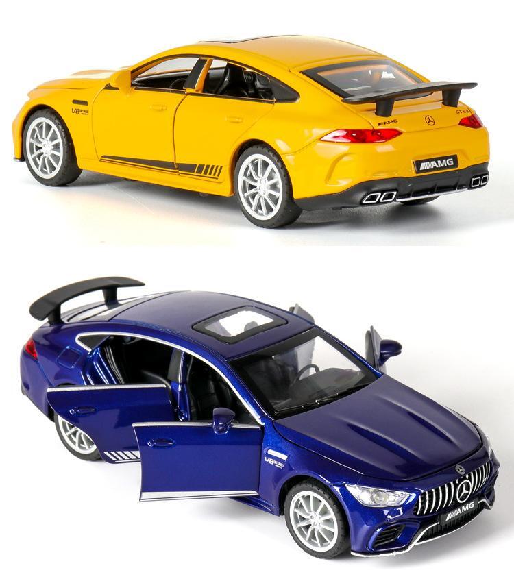 1:32 Mercedes Benz Amg Gt63 Diecast Car Model, Sound & Light, Pull Back Toy Gift