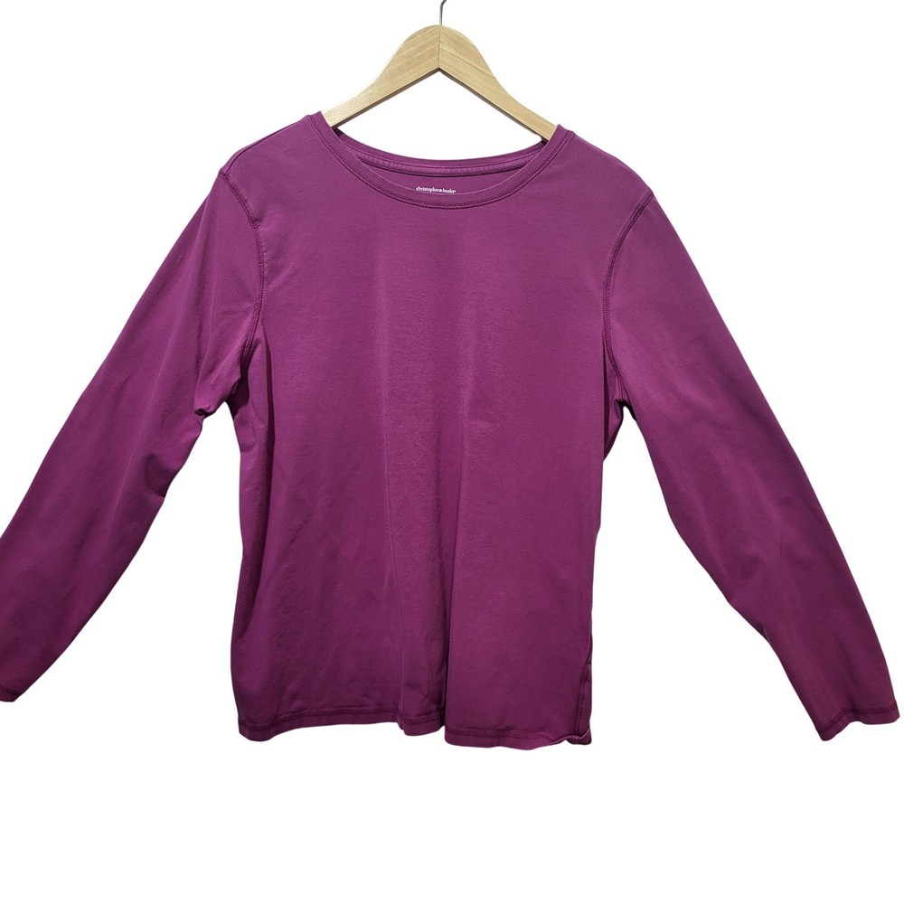 Christopher & Banks Womens Everyday Fit Long Sleeve Crew Neck Top XL