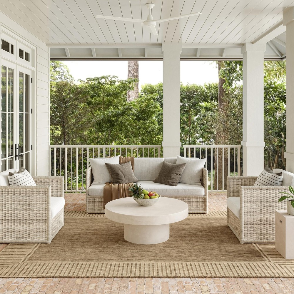 Asha Light Brown/Ivory, 9'6