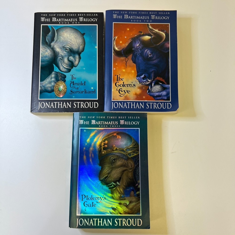 The Bartimaeus Trilogy Series - Lot of 3 - Jonathan Stroud