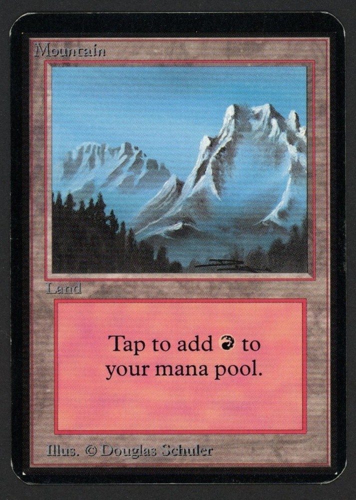 ***Alpha Mountain Blue*** MTG Alpha Magic Kid Icarus