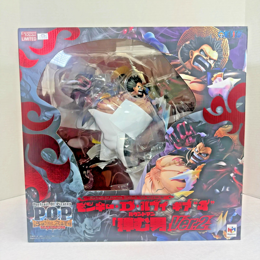 One Piece Portrait.Of.Pirates SA-MAXIMUM Luffy 1/8 Figure Gear 4 Boundman ver.2