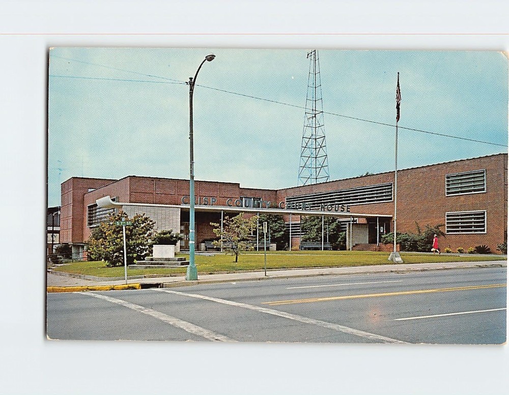 Postcard Crisp County Court House Cordele Georgia USA