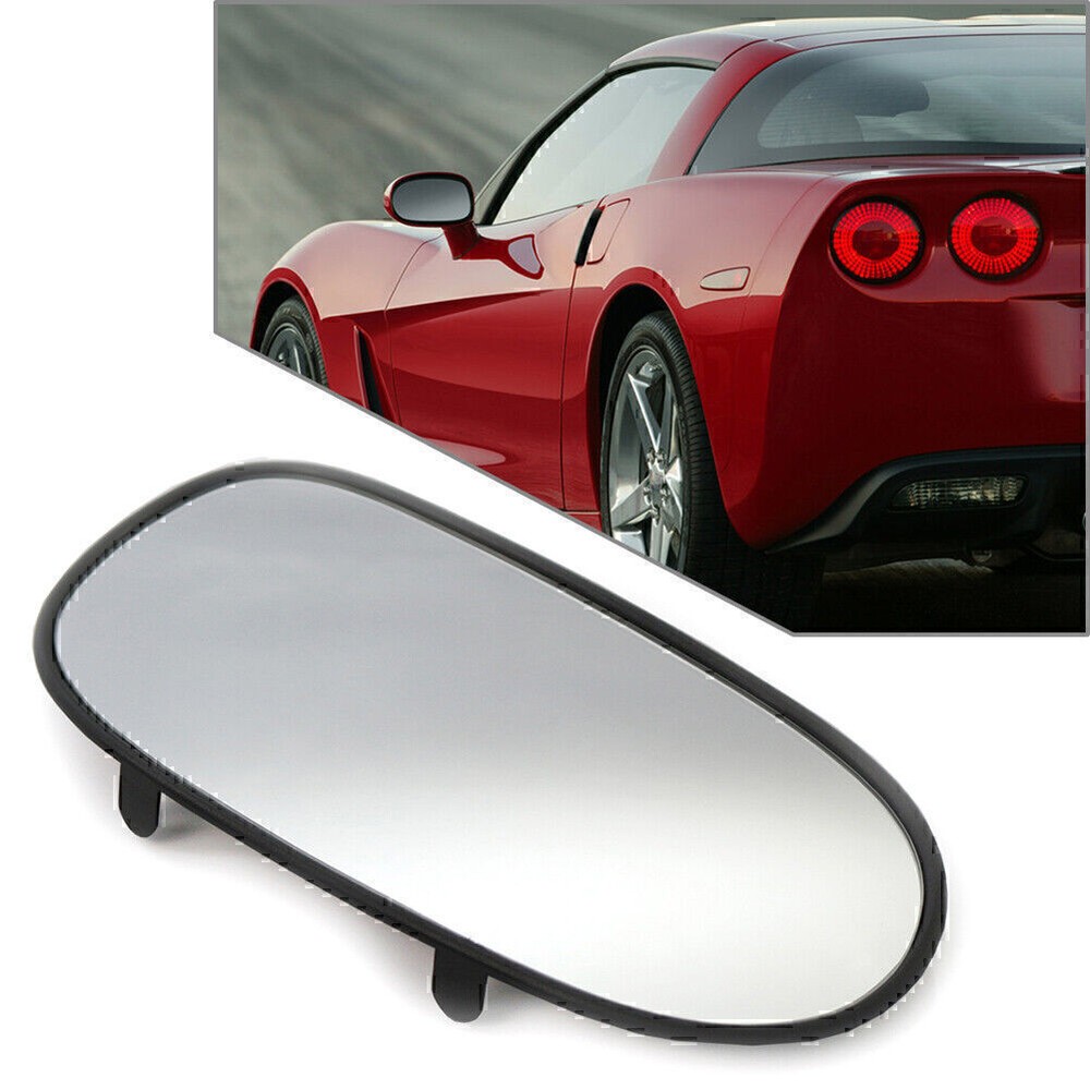 Left Heated Smooth Mirror Glass for 2005-2013 Chevrolet Corvette