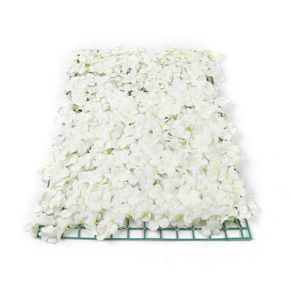 Artificial Fake Flower Hydrangea Wall Panel Banquet Wedding Backdrop Decor 10X